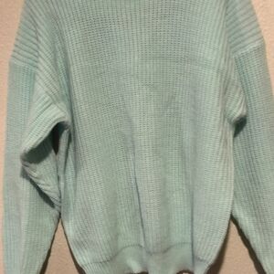 Mint Green Women's Vintage Sweater